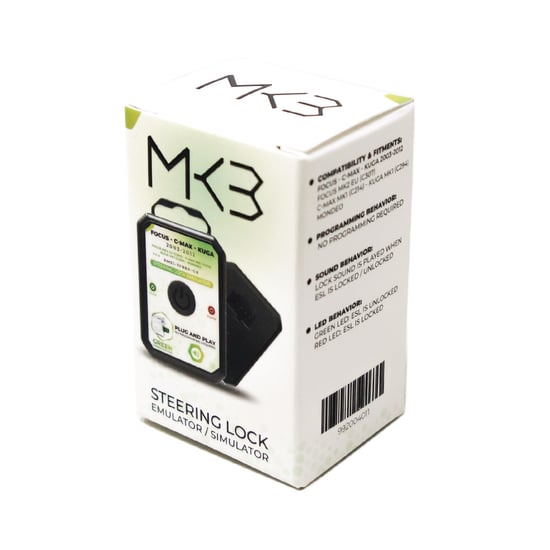 New-Ford-Focus-C-Max-Kuga-Mondeo-Steering-Lock-Simulator-Emulator-Green-Connector-Type---Emirates-Keys