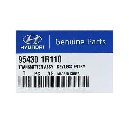 New-Hyundai-Accent-2012-2013-Genuine-OEM-Flip-Remote-2-Buttons-433MHz-95430-1R110-954301R110---FCCID:-RKE-4A01---Emirates-Keys