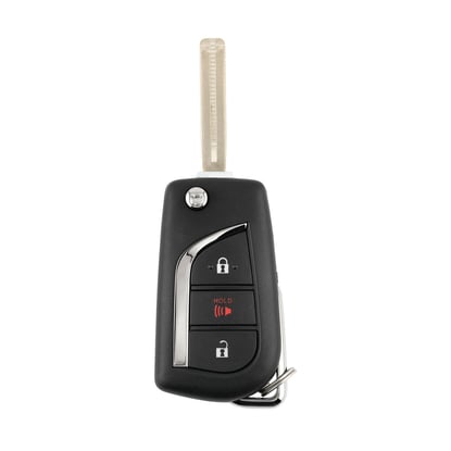 New-Toyota-C-HR-2019-2021-Genuine---OEM-Flip-Remote-Key-2+1-Buttons-315MHz-OEM-Part-Number:-89070-10081-,-89070-10081---Emirates-Keys