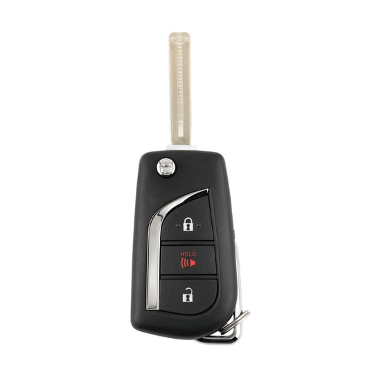 New-Toyota-C-HR-2019-2021-Genuine---OEM-Flip-Remote-Key-2+1-Buttons-315MHz-OEM-Part-Number:-89070-10081-,-89070-10081---Emirates-Keys