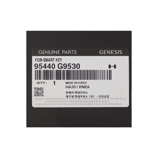 New-Hyundai-Genesis-G70-2022-Genuine-OEM-Smart-Remote-6-Button-433MHz-Manufacturer-Part-Number:-95440-G9530-OEM-Box---Emirates-Keys
