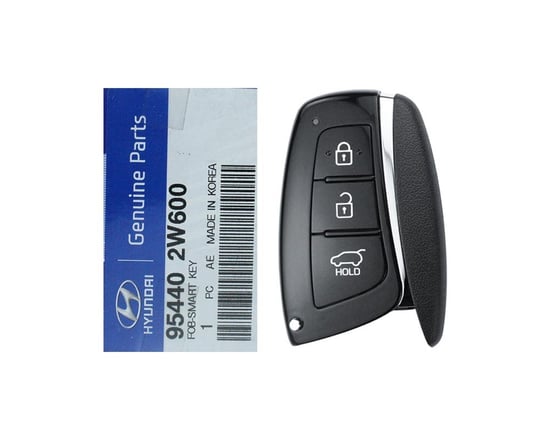 NEW-Hyundai-Santa-Fe-2013-2018-Genuine-Smart-Key-Remote-3-Buttons-433MHz-95440-2W600-954402W600---FCCID:-SV1-DMFEU03-OEB-Box---Emirates-Keys