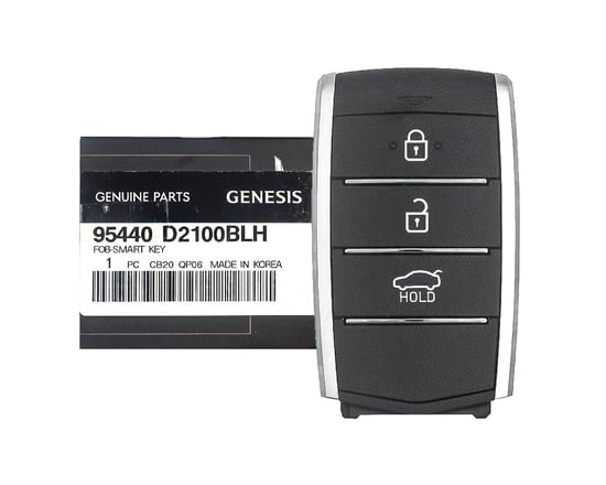 NEW-Hyundai-Genesis-G80-2018-Genuine-OEM-Smart-Remote-Key-3-Buttons-433MHz-95440-D2100BLH-95440D2100BLH-OEM-Box---Emirates-Keys