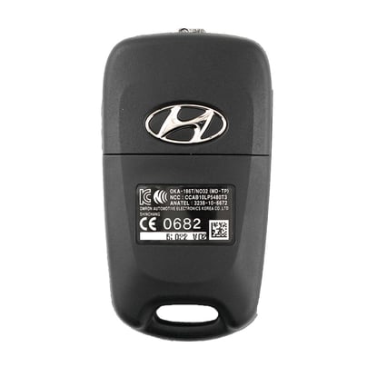 New-Hyundai-Elantra-2012-2013-Genuine---OEM-Flip-Remote-Key-3-Buttons-433MHz-OEM-Part-Number:-95430-3X101,-95430-3X100---FCCID:-OKA-186T---Emirates-Keys