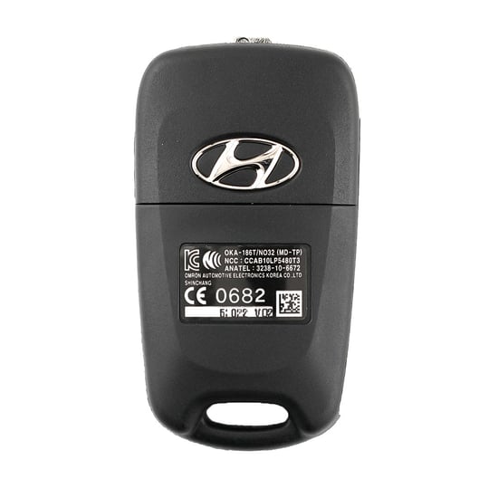 New-Hyundai-Elantra-2012-2013-Genuine---OEM-Flip-Remote-Key-3-Buttons-433MHz-OEM-Part-Number:-95430-3X101,-95430-3X100---FCCID:-OKA-186T---Emirates-Keys