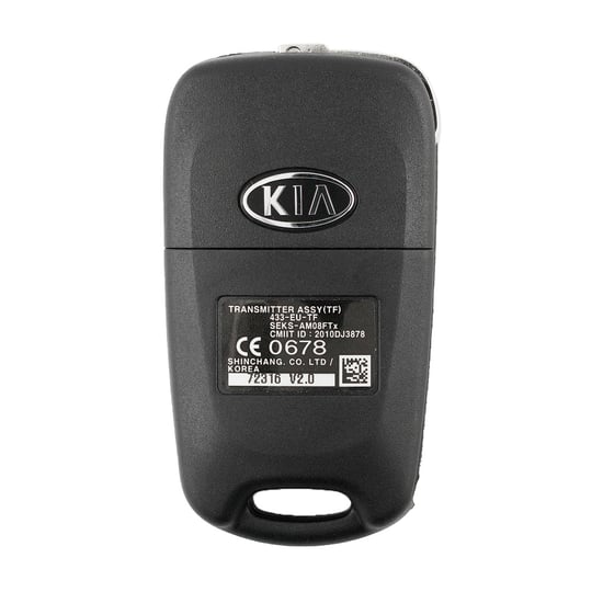 New-Kia-Optima-2012-Genuine---OEM-Flip-Remote-Key-3-Buttons-433MHz-OEM-Part-Number:-95430-2T611---95430-2T610---Emirates-Keys