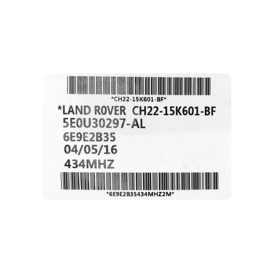 New-Land-Rover-Genuine---OEM-Smart-Remote-key-5-Buttons-433MHz-OEM-Part-Number:-CH22-15K601-BF---Emirates-Keys