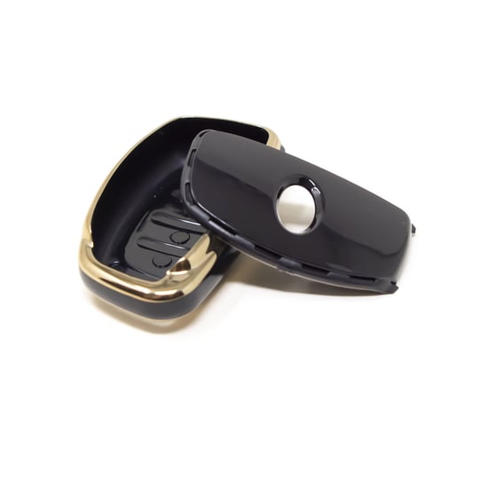 New-Aftermarket-Nano-High-Quality-Cover-For-Hyundai-Tucson-Smart-Remote-Key-4-Buttons-Auto-Start-Black-Color---Emirates-Keys