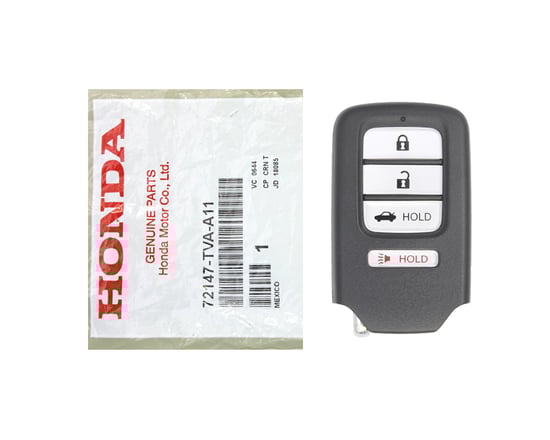 Honda-Accord-2018-Genuine-Smart-Key-Remote-4-Buttons-433MHz-HITAG-128-bit-AES-P-N-:-72147-TVA-A11-FCC-ID-:-CWTWB1G0090-And-a-lot-of-from-Emirates-Keys
