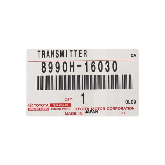 New-Toyota-Cross-2021-Genuine-OEM-Smart-Remote-2+1-Button-433MHz-Manufacturer-Part-Number:-8990H-16030-OEM-Box---Emirates-Keys