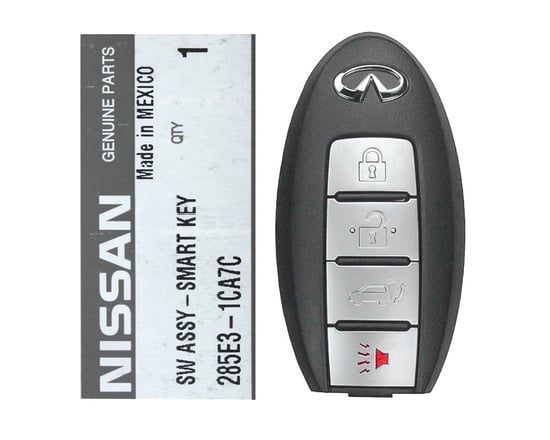 Brand-New-Infiniti-QX70-Genuine-Smart-Key-Remote-4-Buttons-433MHz-PCF7952A-Transponder-285E3-1CA7C---FCCID:-SWK50314-OEM-Box---Emirates-Keys