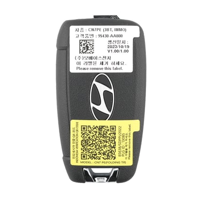 New-Hyundai-Elantra-2024-Genuine---OEM-Flip-Remote-Key-3-Buttons-433MHz-OEM-Part-Number:-95430-AA800-,-95430AA800---Emirates-Keys