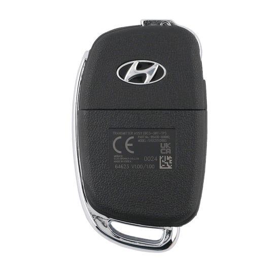 New-Hyundai-i20-2021-Genuine---OEM-Flip-Remote-Key-3-Buttons-433MHz-OEM-Part-Number:-95430-Q0000-,-95430Q0000---Emirates-Keys