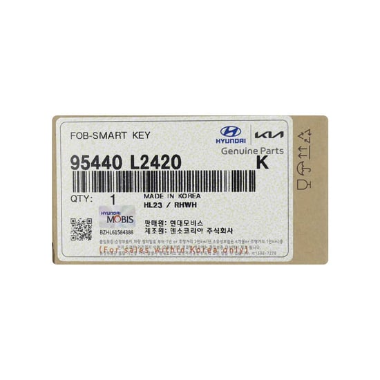 New-Kia-K5-2022-Genuine---OEM-Smart-Remote-Key-4+1-Buttons-433MHz-OEM-Part-Number:-95440-L2420---Emirates-Keys