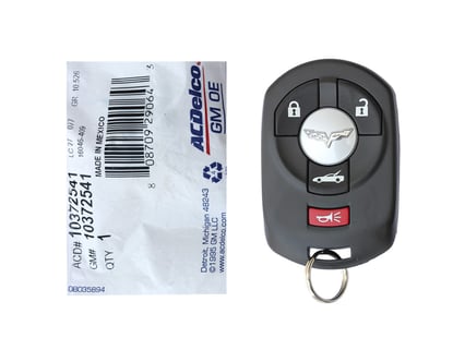 New-Chevrolet-Corvette-2005-2007-Genuine---OEM-Smart-Remote-Key-3+1-Buttons-315MHz-OEM-Part-Number:-10372541---FCCID:-M3N65981403---Emirates-Keys