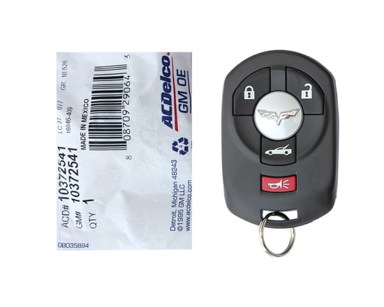 New-Chevrolet-Corvette-2005-2007-Genuine---OEM-Smart-Remote-Key-3+1-Buttons-315MHz-OEM-Part-Number:-10372541---FCCID:-M3N65981403---Emirates-Keys