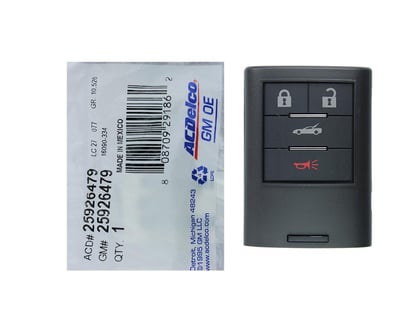 NEW-Chevrolet-Corvette-2008-2013-Genuine-OEM-Smart-Key-Remote-4-Buttons-315MHz-25926479---FCCID:-M3N5WY7777A---Emirates-Keys
