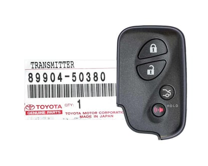 Brand-New-Lexus-LS460-ES-GS-IS-2009-Genuine-OEM-Smart-Key-4-Buttons-315MHz-89904-50380,-89904-30C60,-89904-50Q40---FCCID:-HYQ14AAB---Emirates-Keys