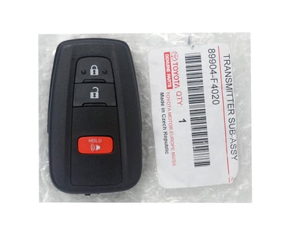 New-Toyota-C-HR-2018-2020-Genuine-OEM-Smart-Key-Remote-3-Buttons-315MHz-89904-F4020-89904-10051---FCCID:-MOZBR1ET---Emirates-Keys