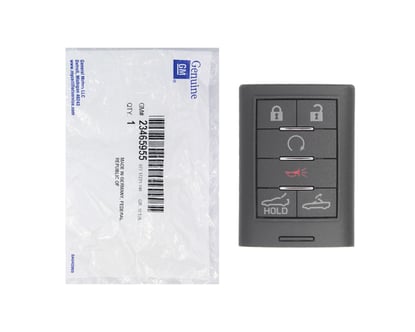 New-Chevrolet-Corvette-2015-2019-Genuine---OEM-Smart-Remote-Key-5+1-Buttons-433MHz-OEM-Part-Number:-23465955---FCCID:-NBGGD9C04,-IC:-2694A-G09C04---Emirates-Keys