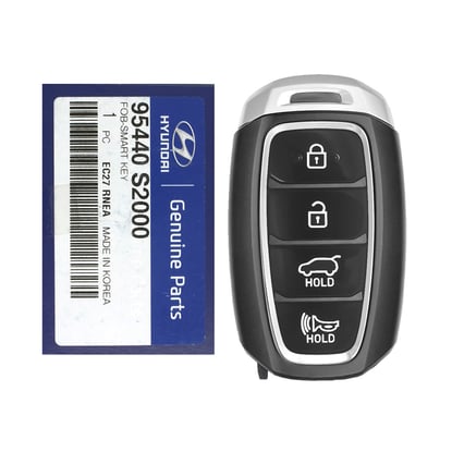 NEW-Hyundai-Santa-Fe-2019-2020-Genuine-OEM-Smart-Remote-Key-4-Buttons-433-MHz-95440-S2000-95440S2000---FCCID:-TQ8-FOB-4F19