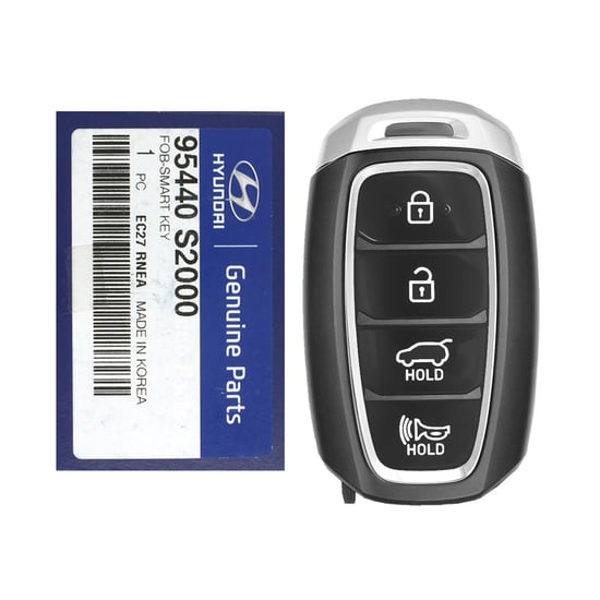 NEW-Hyundai-Santa-Fe-2019-2020-Genuine-OEM-Smart-Remote-Key-4-Buttons-433-MHz-95440-S2000-95440S2000---FCCID:-TQ8-FOB-4F19