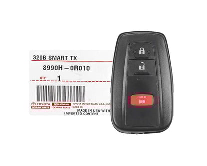 NEW-Toyota-Rav4-2019-2021-Genuine-OEM-Smart-Remote-Key-3-Buttons-315MHz-Manufacturer-Part-Number:-8990H-0R010---8990H-42010---FCCID:-HYQ14FBC