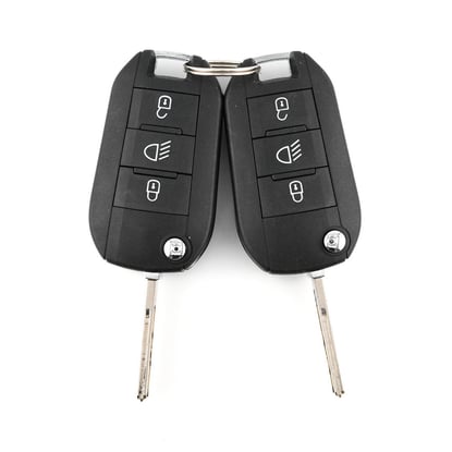 New-Aftermarket-Citroen-C4-Peugeot-208--2008--308-Ignition-Switch-Flip-Remote-Key-3-Pin--Compatible-Part-Number:-9673257480---Emirates-Keys