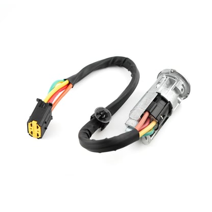 New-Aftermarket-Renault-Clio-Dacia-Logan-Sandero-Ignition-Lock-2-x-Plastic-Keys-with-Remote-Button-4-Pin-Compatible-Part-Number:-6001546809---806013230R---Emirates-Keys