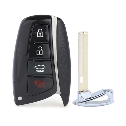 New-Aftermarket-Hyundai-Genesis-2015-2016-Smart-Remote-Key-3+1-Buttons-433MHz-Compatible-Part-Number:-95440-B1200BLH---FCC-ID:-SY5DHFNA433---Emirates-Keys