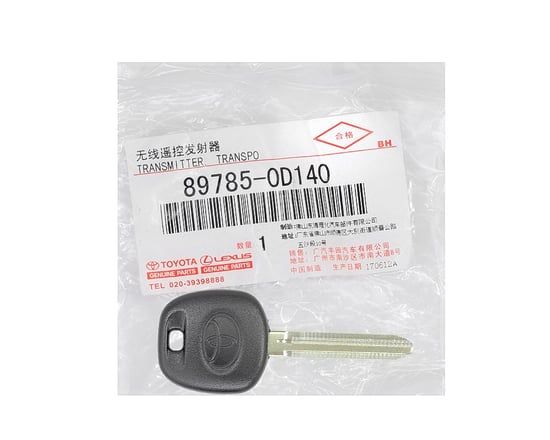 Toyota-Genuine-Transponder-Key-H-89785-0D170---MK3