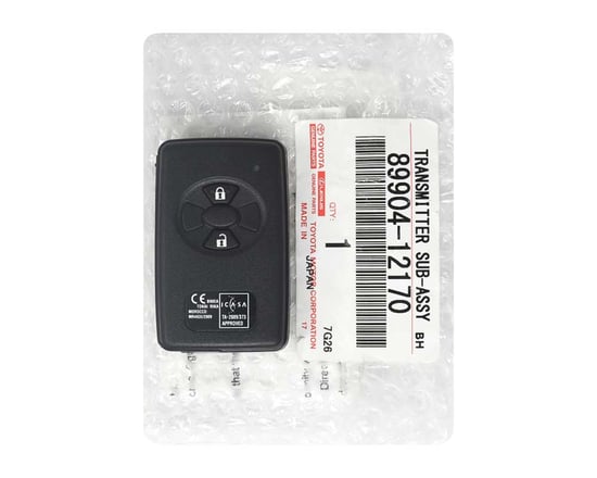 Brand-NEW-Toyota-Rav4-2010-2012-Genuine-OEM-Smart-Key-Remote-2-Buttons-433MHz-ASK-89904-12170-8990412170---FCCID-:B90EA---Emirates-Keys