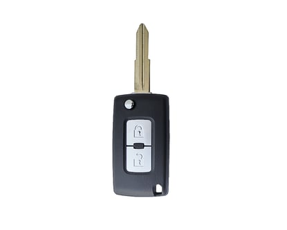 Used-Mitsubishi-Pajero-2015-2021-Original-Flip-Remote-Key-2-Buttons-433MHz-Manufacturer-Part-Number:-M6370B882---FCCID:-G8D-635M-A-With-Blade----Emirates-Keys