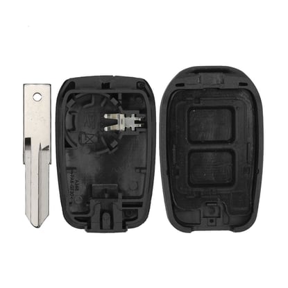 New-Aftermarket-Renault----REN-Non-Flip-Remote-Key-Shell-2-Buttons-HU136-Blade-With-Battery-Holder-High-Quality-Best-Price---Emirates-Keys