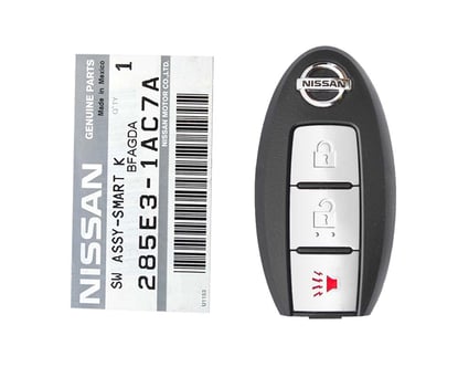New-Nissan-Murano-2010-2015-Genuine-OEM-Smart-Key-Remote-3-Buttons-433MHz-Manufacturer-Part-Number:-285E3-1AC0A--285E3-1AC5A--285E3-1AC7A,-FCCID:-5WK49613
