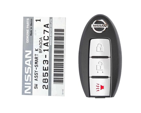 New-Nissan-Murano-2010-2015-Genuine-OEM-Smart-Key-Remote-3-Buttons-433MHz-Manufacturer-Part-Number:-285E3-1AC0A--285E3-1AC5A--285E3-1AC7A,-FCCID:-5WK49613