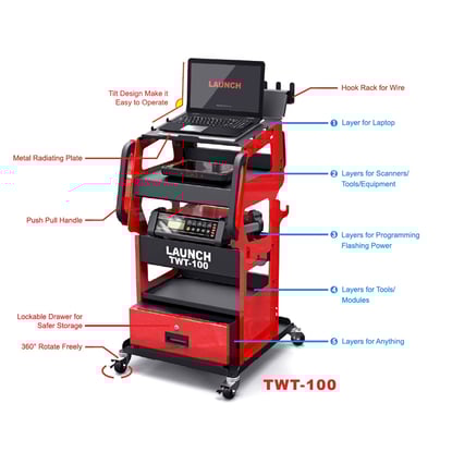 New-Launch-TWT-100-Tool-Trolley--Is-A-Multi-functional-Tool-Trolley-With-5-Layer-Design-Can-Help-You-Place-The-Tool-equipment-Orderly---Emirates-Keys
