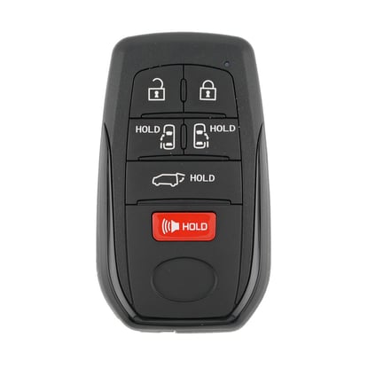 Toyota-Sienna-2022-Smart-Remote-Key-Shell-5+1-Buttons-Black-Sides-BA-Type
