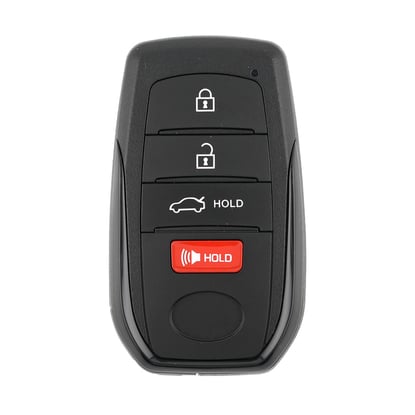 Toyota-Corolla-2023-Smart-Remote-Key-Shell-3+1-Buttons-Black-Sides-BA-Type