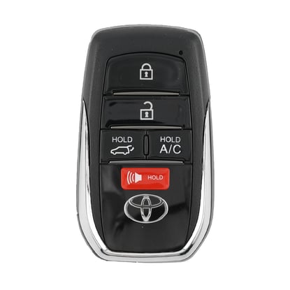 Toyota-Rav4-2023-Smart-Remote-Key-Shell-4+1-Buttons-Chrome-Sides-BA-Type