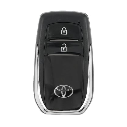 Toyota-Smart-Remote-Key-Shell-2-Buttons-Chrome-Sides-BA-Type