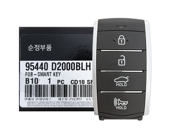 NEW-Hyundai-Genesis-G80-2017-2019-Genuine-OEM-Smart-Key-Remote-4-Buttons-433MHz-95440-D2000BLH-95440D2000BLH---FCCID:-SY5HIFGEO4-OEM-Box---Emirates-Keys