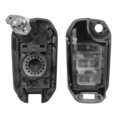 Peugeot-301-508-Citroen-C-Elysee-C4-Cactus-Flip-Remote-Key-Shell-3-Buttons,-Mk3-Remote-Key-Cover,-Key-Fob-Shells-Replacement-At-Low-Prices---Emirates-Keys