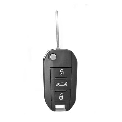 Peugeot-301-508-Citroen-C-Elysee-C4-Cactus-Flip-Remote-Key-Shell-3-Buttons,-Mk3-Remote-Key-Cover,-Key-Fob-Shells-Replacement-At-Low-Prices---Emirates-Keys