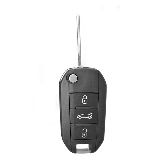 Peugeot-301-508-Citroen-C-Elysee-C4-Cactus-Flip-Remote-Key-Shell-3-Buttons,-Mk3-Remote-Key-Cover,-Key-Fob-Shells-Replacement-At-Low-Prices---Emirates-Keys