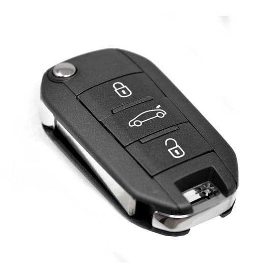 Peugeot-301-508-Citroen-C-Elysee-C4-Cactus-Flip-Remote-Key-Shell-3-Buttons,-Mk3-Remote-Key-Cover,-Key-Fob-Shells-Replacement-At-Low-Prices---Emirates-Keys