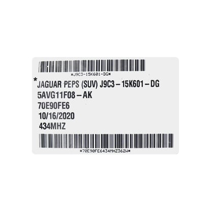 New-Jaguar-2019-Genuine---OEM-Smart-Remote-Key-5-Buttons-433MHz-OEM-Part-Number:-J9C3-15K601-DG---Emirates-Keys