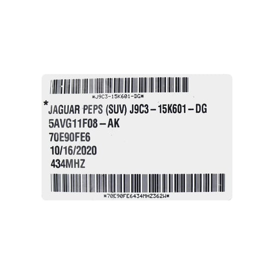 New-Jaguar-2019-Genuine---OEM-Smart-Remote-Key-5-Buttons-433MHz-OEM-Part-Number:-J9C3-15K601-DG---Emirates-Keys