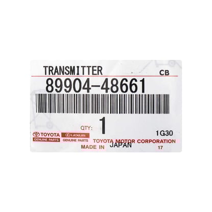 Lexus-RX-2010-2015-Smart-Remote-Key-3-Buttons-433MHz-Manufacturer-Part-Number:-89904-48661---FCC-ID:-B74EA---Emirates-Keys