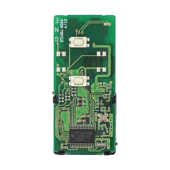 Used-Toyota-Genuine-OEM-Smart-Remote-Key-2-Buttons-312MHz-Black-Color-271451-0340-High-Quality-Best-Price---Emirates-Keys